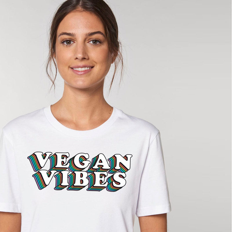 VEGAN Happy Vegan Unisex Creator 'Vegan Vibes' T-Shirt