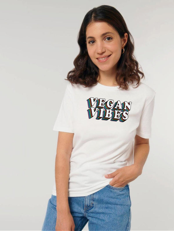 VEGAN Happy *Vegan Unisex Creator 'Vegan Vibes' T-Shirt