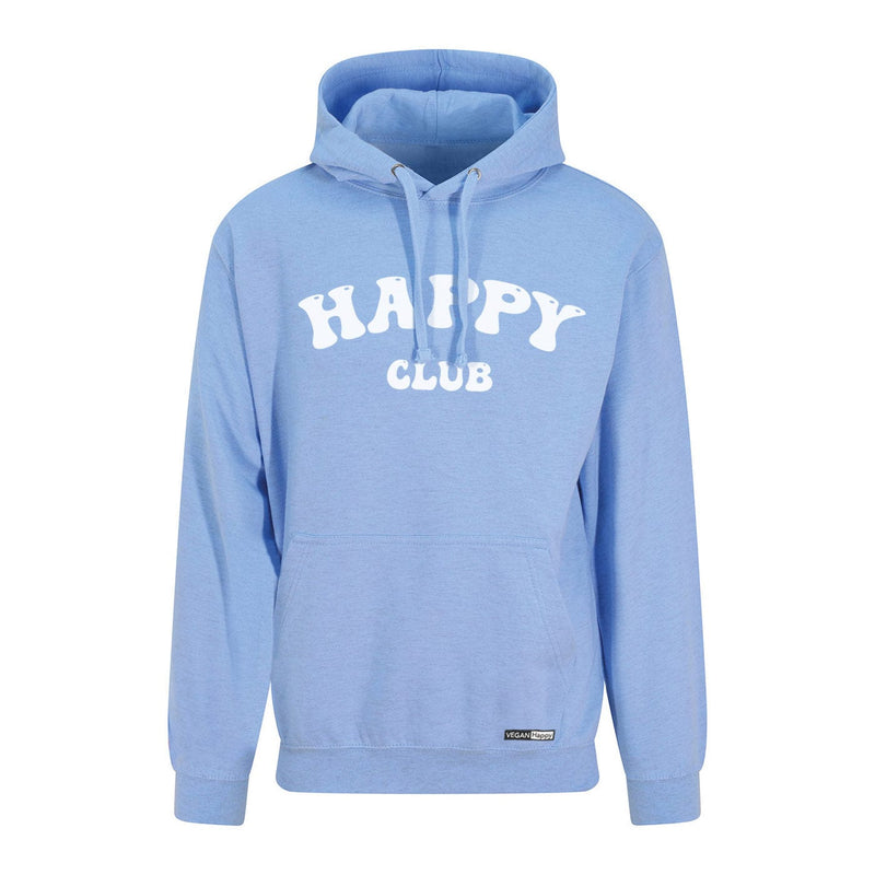 VEGAN Happy Vegan Unisex 'Happy Club' College Hoodie