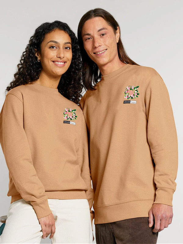 VEGAN Happy Vegan Unisex 'Love Live, Live Vegan' Jumper | Multiple Colours