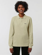 Immaculate Vegan - VEGAN Happy Vegan Unisex Prepster Long Sleeve Polo | Multiple Colours