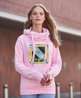 Immaculate Vegan - VEGAN Happy Vegan Winter Sports Cross Neck Unisex Hoodie