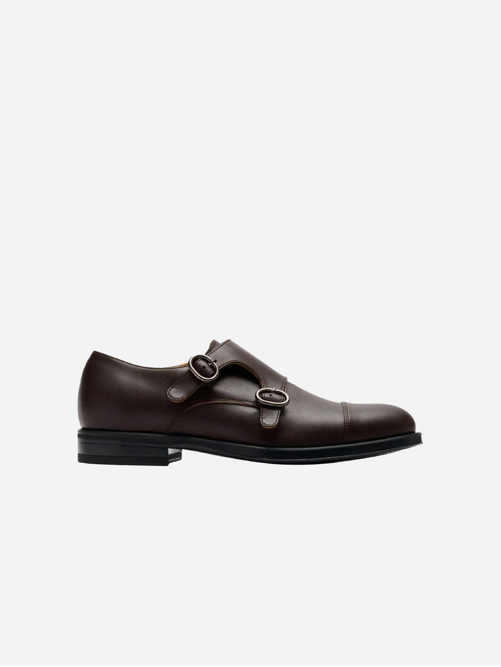 Men's Vegan Leather Monk Strap Shoes | Brown Immaculate Vegan Men's Vegan Leather Monk Strap Shoes | Brown Immaculate Vegan