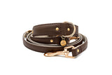 Immaculate Vegan - VEGARI Vegan Leather Dog Leash BROWN | Made from Pineapple Leather Piñatex BROWN / PINATEX VEGAN LEATHER