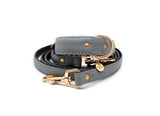 Immaculate Vegan - VEGARI Vegan Leather Dog Leash GREY | Made from Pineapple Leather Piñatex GREY / PINATEX VEGAN LEATHER