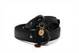 Immaculate Vegan - VEGARI Vegan Leather Dog Collar -BLACK-| Made from Pineapple Leather Piñatex