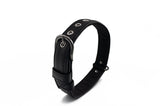 Immaculate Vegan - VEGARI Vegan Leather Dog Collar -BLACK-| Made from Pineapple Leather Piñatex