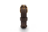 Immaculate Vegan - VEGARI Vegan Leather Dog Collar -BROWN-| Made from Pineapple Leather Piñatex