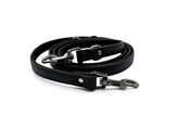 Immaculate Vegan - VEGARI Vegan Leather Piñatex Dog Collar and Leash Set| BLACK