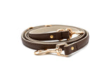 Immaculate Vegan - VEGARI Vegan Leather Piñatex Dog Collar and Leash Set| BROWN