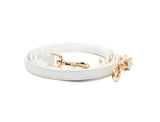 Immaculate Vegan - VEGARI Vegan Leather Piñatex Dog Collar and Leash Set| WHITE