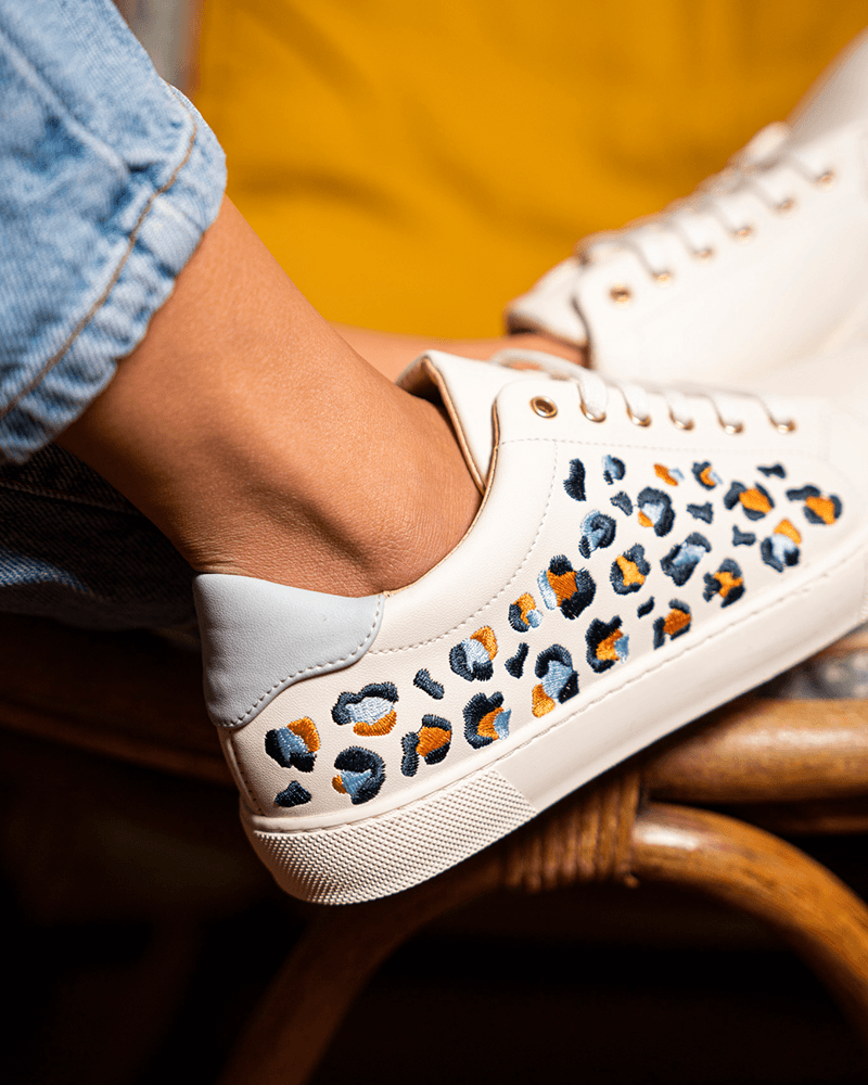 Virevolte Recycled Grain Leather Vegan Sneakers | Leo