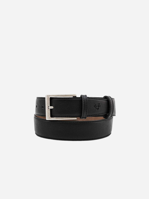 Miller Classic Vegan Leather Belt | Black