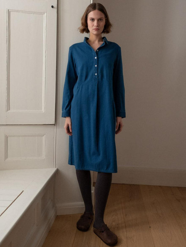 Alexa Women's Cotton Shirt Dress | Denim