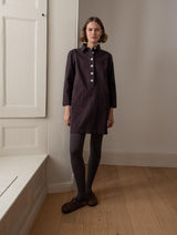 Immaculate Vegan - Tara Women's Cotton Shirt Dress | Dove Grey