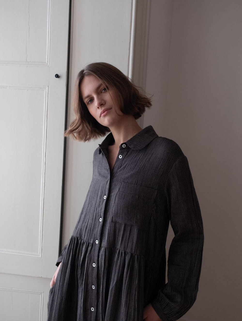 Bea Women's Cotton Shirt Dress