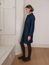 Immaculate Vegan - Ocean Women's Cotton Shirt Dress | Denim