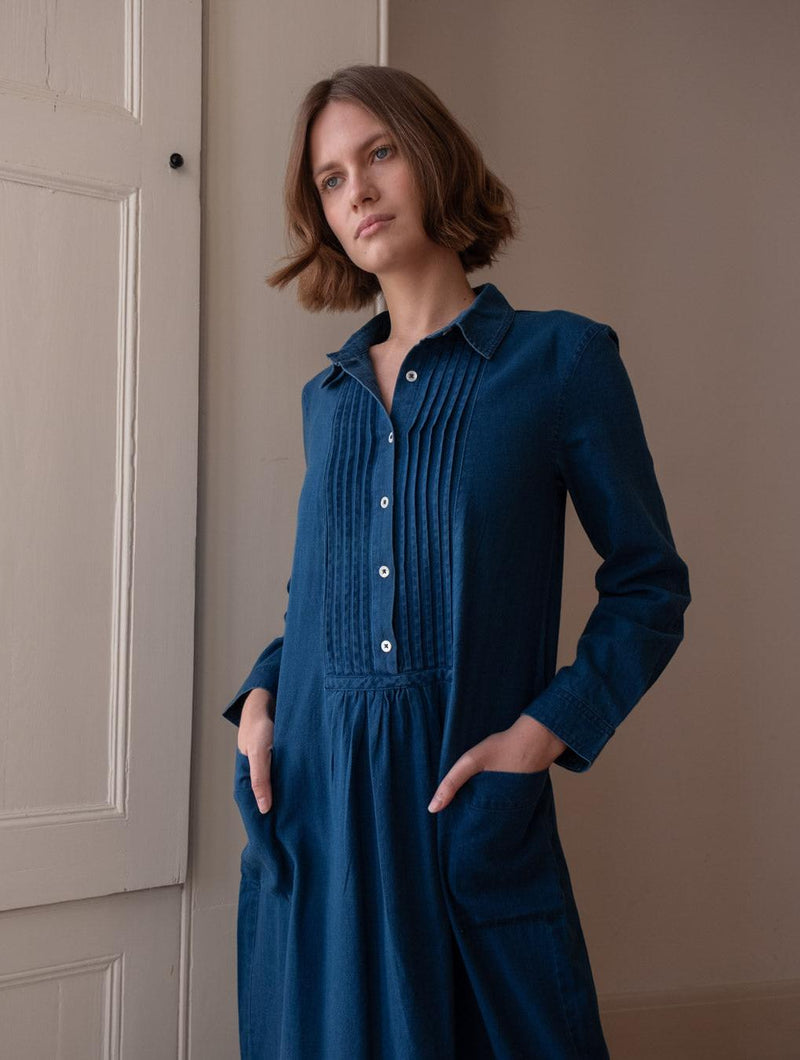 Jack Women's Cotton Shirt Dress | Denim