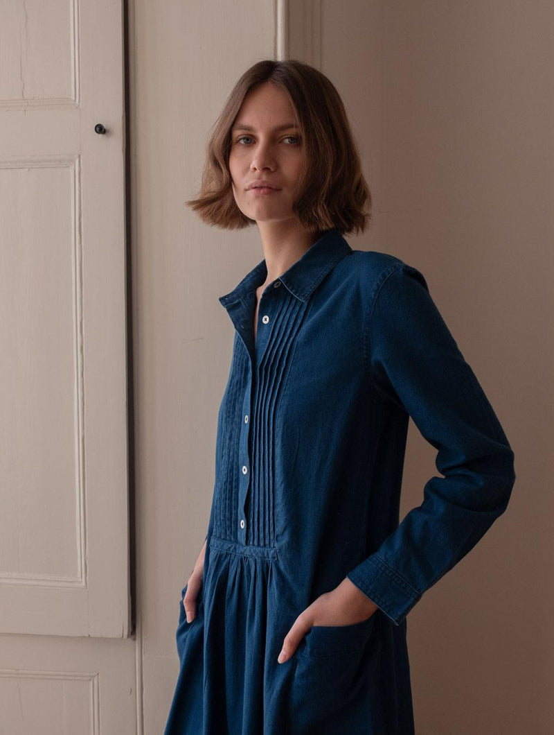 Jack Women's Cotton Shirt Dress | Denim