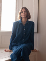 Immaculate Vegan - Jack Women's Cotton Shirt Dress | Denim