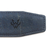 Immaculate Vegan - Watson & Wolfe Cork Belt in Blue