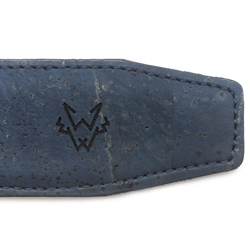 Watson & Wolfe Cork Belt in Blue