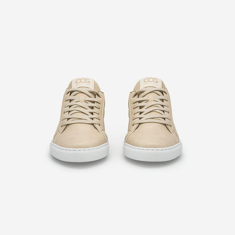 COG Winton Unisex Vegan Leather Sneakers | Beige UK2.5 / EU35 / US4.5