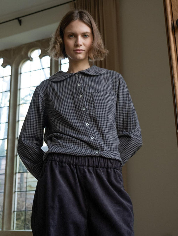 Orla Women's Casual Cotton Corduroy Trousers | Dove Grey