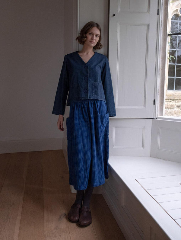 Irma Women's Cotton Over Shirt | Denim