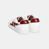 Immaculate Vegan - Zeta Shoes Alpha Vintage Grape Leather Vegan Sneakers | Red