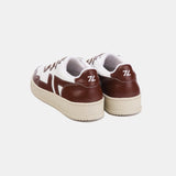 Immaculate Vegan - Zeta Shoes Olea Recycled Vegan Olive Leather Sneakers | Bordeaux