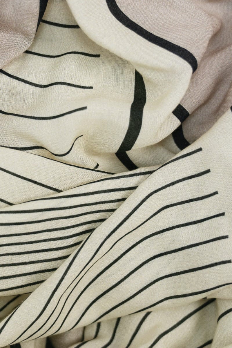 1 People Biarritz BIQ - Sarong - Mix White Dove & Sand