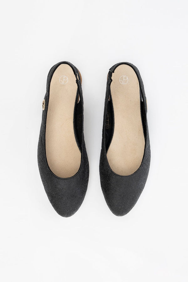 1 People Cannes CEQ - Sling Back Flat Shoes - Charcoal