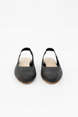 Immaculate Vegan - 1 People Cannes CEQ - Sling Back Flat Shoes - Charcoal