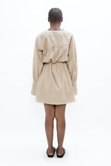 Immaculate Vegan - 1 People Cap Ferret XAC - Short Dress - Sand