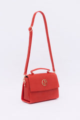 Immaculate Vegan - 1 People London LHR - Piñatex® Saddle Bag - Cherry