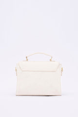 1 People London LHR - Piñatex® Saddle Bag - Latte