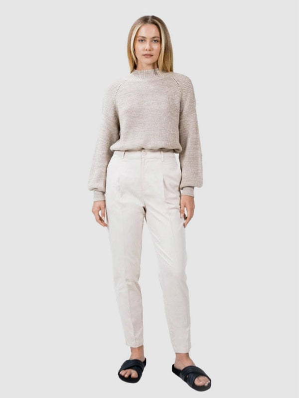 1 People Salo QVD -Tapered Trousers-Egret M