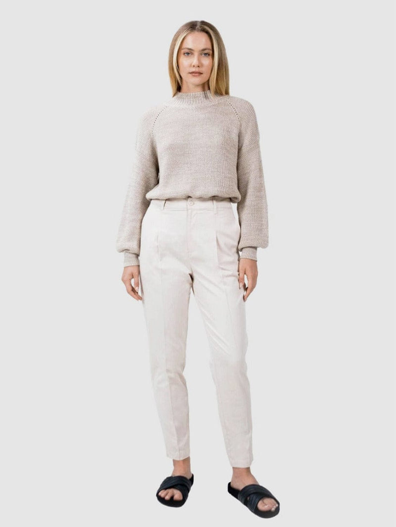1 People Salo QVD -Tapered Trousers-Egret M