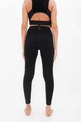 Immaculate Vegan - 1 People Munich MUC - High Waisted Leggings - Black Sand