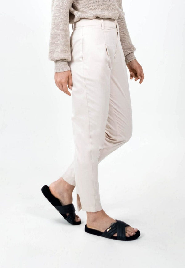 1 People Salo QVD -Tapered Trousers-Egret