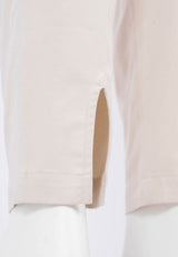 Immaculate Vegan - 1 People Salo QVD -Tapered Trousers-Egret