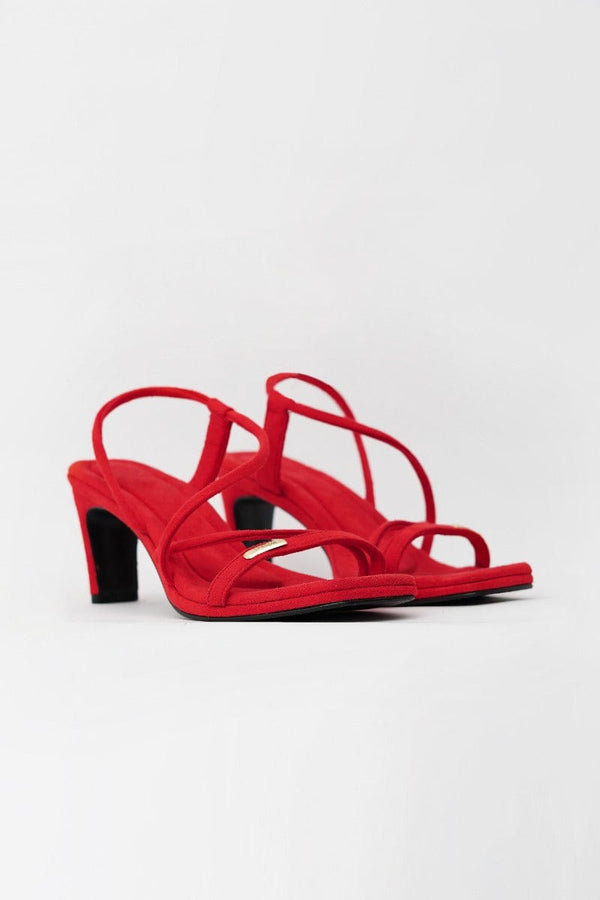 1 People Vegas Vegan Eco Suede High Heels | Ruby