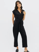 Immaculate Vegan - 1 People Dakar DSS - Straight Leg Jumpsuit - Licorice XS