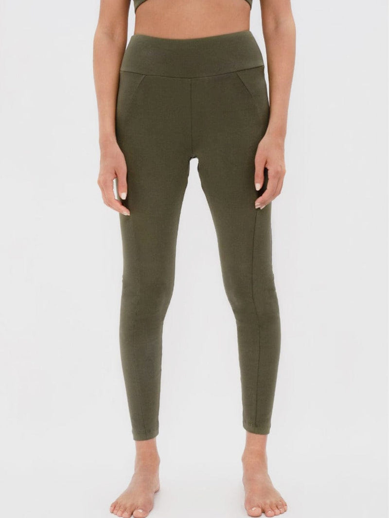 1 People Munich MUC - High Waisted Leggings - Green Ash XS