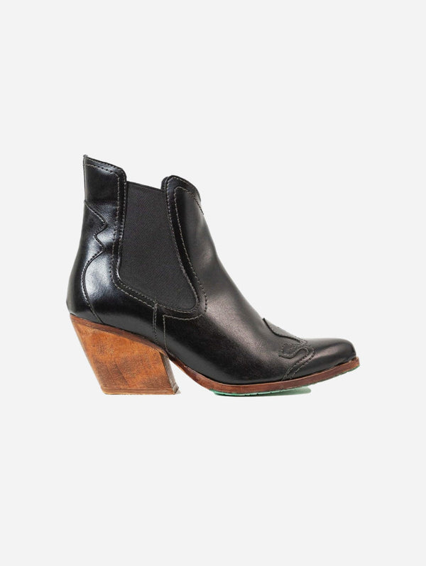 A Perfect Jane Duke Vegan Apple Leather Chelsea Boots | Black 38 / Black