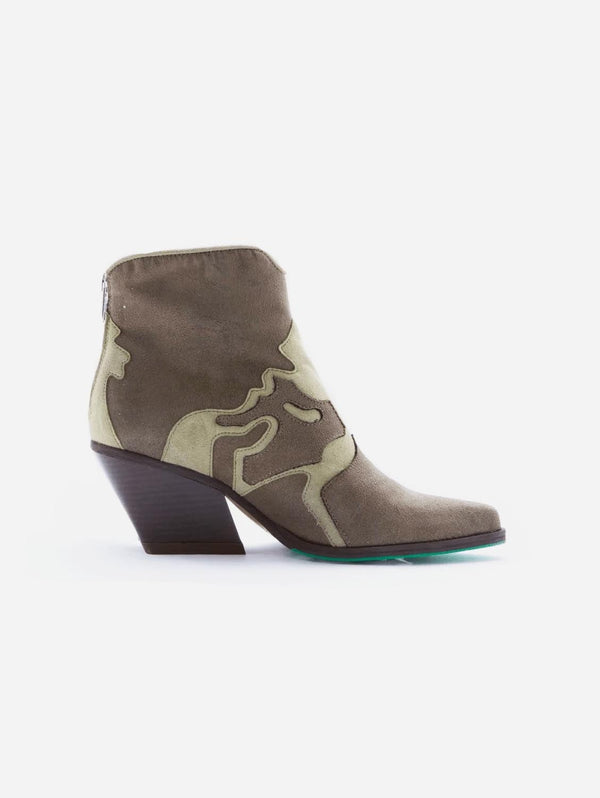 A Perfect Jane Jane Vegan Suede Ankle Boots | Military Green Military Green / UK3 / EU36 / US5