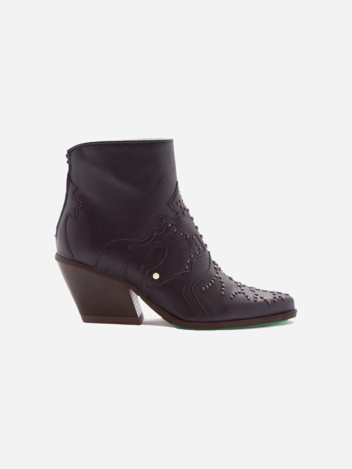 A Perfect Jane Rossana AppleSkin Vegan Leather Ankle Boots | Navy Blue Navy Blue / UK7 / EU41 / US9