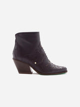 Immaculate Vegan - A Perfect Jane Rossana AppleSkin Vegan Leather Ankle Boots | Navy Blue Navy Blue / UK7 / EU41 / US9