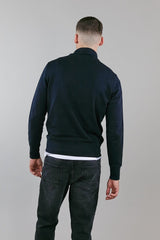 Immaculate Vegan - Altid Clothing black half zip neck sweatshirt